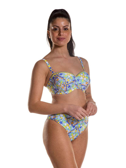 Reggiseno bikini Fascia Preformata Donna LA SUNNY FBB7195 ANTIGEL - evabiancheria