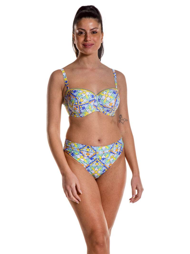 Reggiseno bikini Fascia Preformata Donna LA SUNNY FBB7195 ANTIGEL - evabiancheria