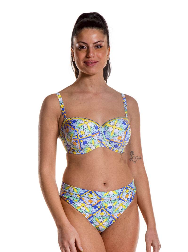 Reggiseno bikini Fascia Preformata Donna LA SUNNY FBB7195 ANTIGEL - evabiancheria