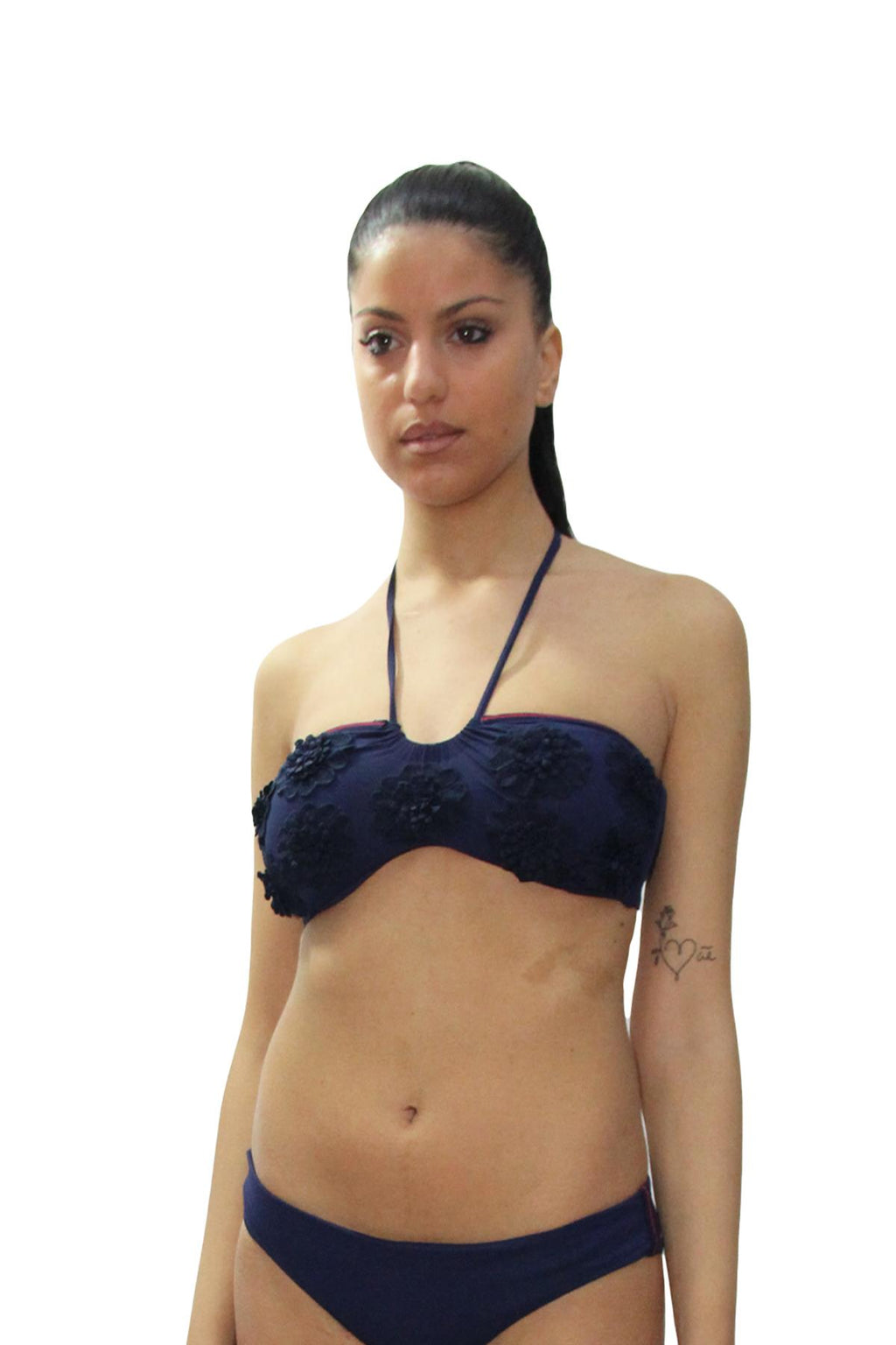 Reggiseno bikini Fascia Preformata Donna MELVILLE 4702 Pepita evabiancheria