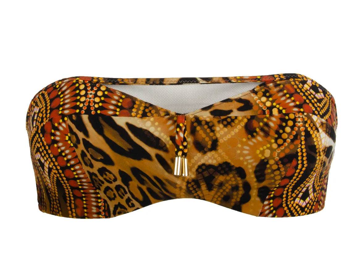 Reggiseno bikini Fascia Preformata Donna SPLENDEUR FELINE ABB5043 Lise Charmel - evabiancheria