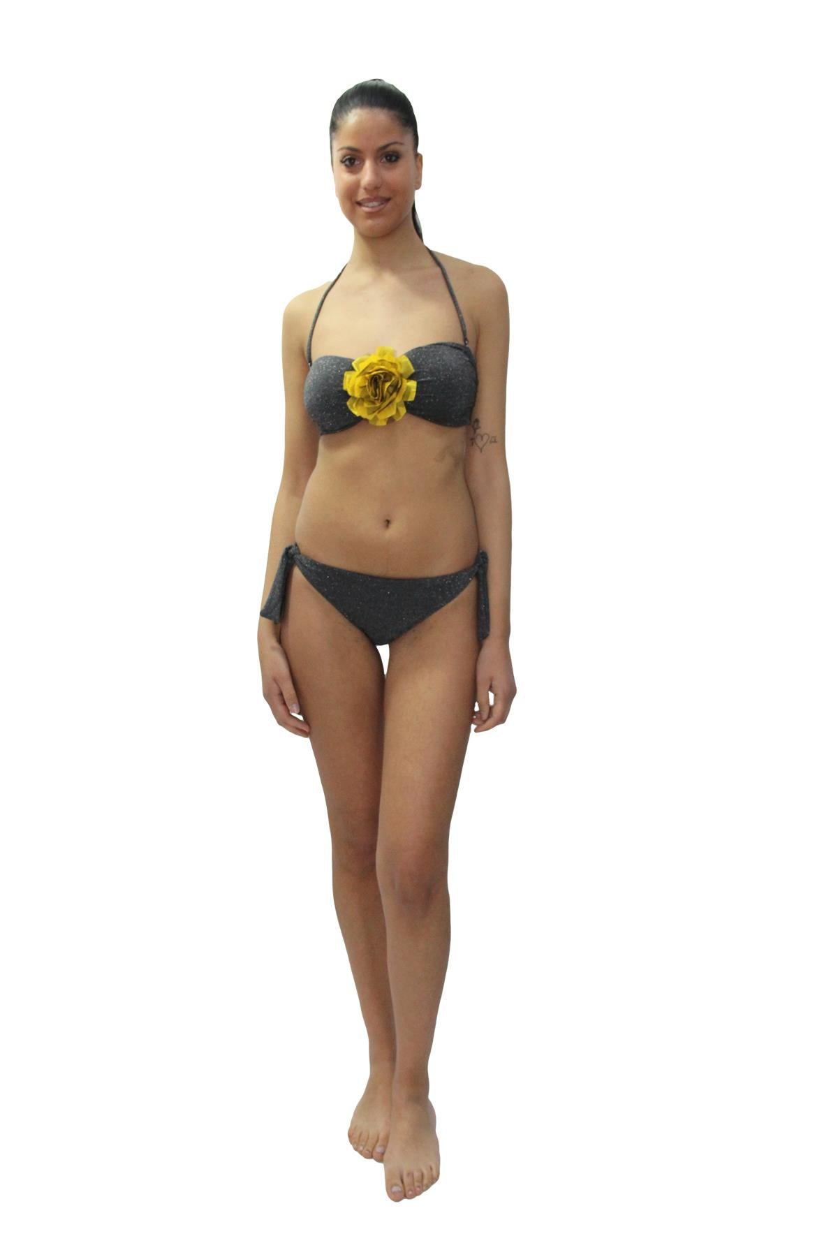 Reggiseno bikini Fascia Preformata Donna TROPICAL 4671-4674 Pepita evabiancheria