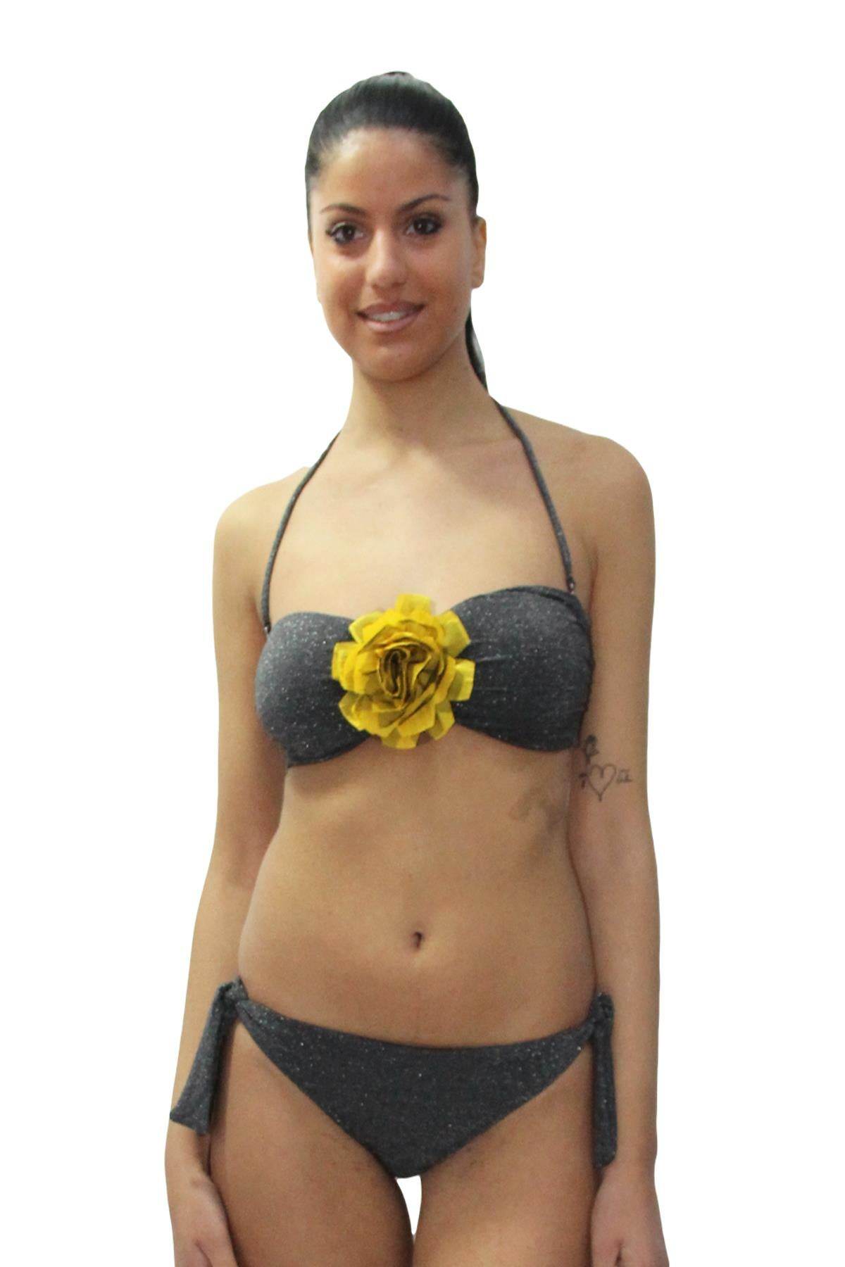 Reggiseno bikini Fascia Preformata Donna TROPICAL 4671-4674 Pepita - evabiancheria