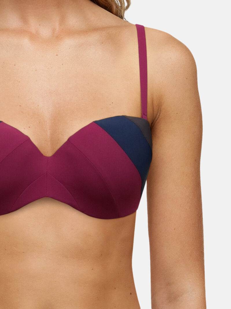 Reggiseno bikini Fascia Preformata Donna ULTRAMARINE C13H20 Chantelle - evabiancheria