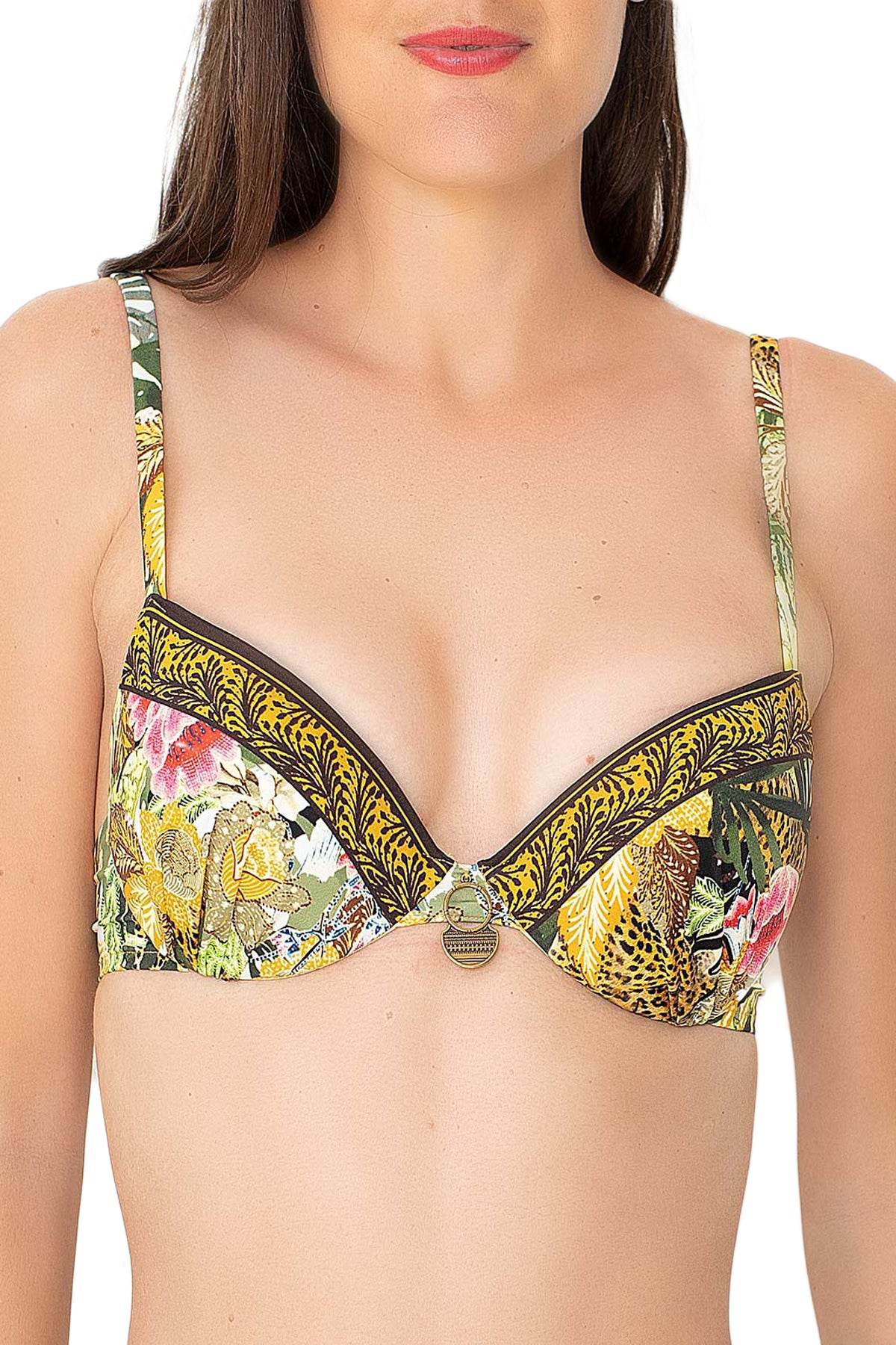 Reggiseno bikini Push-up Donna JUNGLE PANTHERE ABA8529 Lise Charmel - evabiancheria