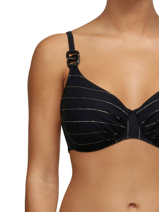 Reggiseno bikini Sfoderato con ferretto Donna BLACK SUN C17J10 Chantelle - evabiancheria