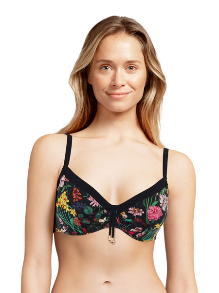 Reggiseno bikini Sfoderato con ferretto Donna FLOWERS C18H10 80 Chantelle evabiancheria