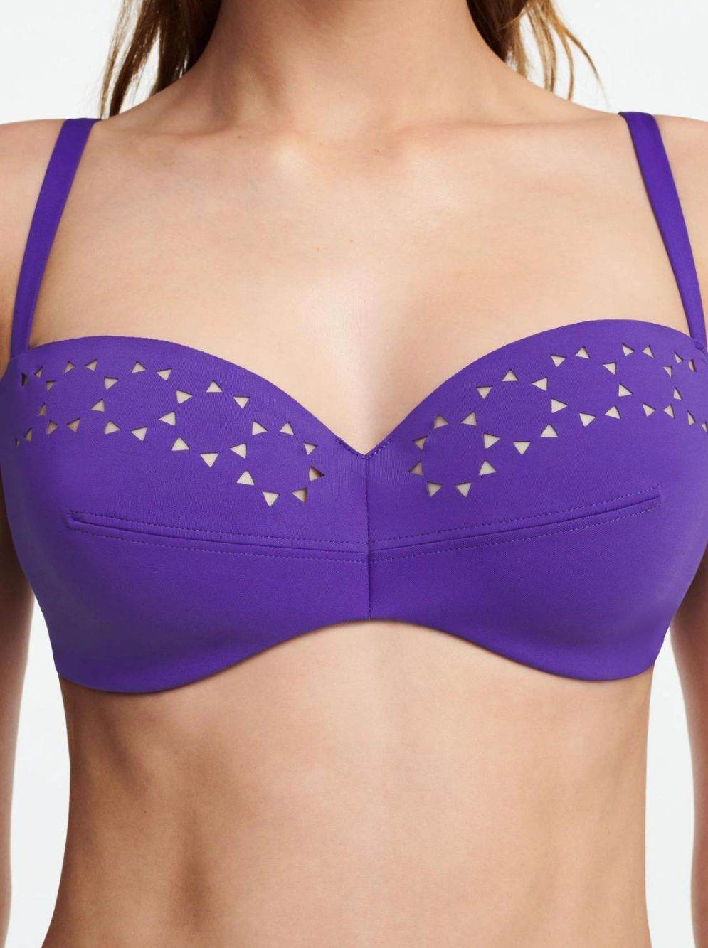 Reggiseno bikini Sfoderato con ferretto Donna Pure Solar C12OM5 Chantelle - evabiancheria