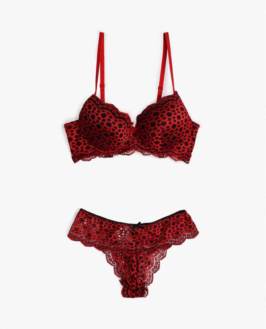 Reggiseno + brasiliano coordinato natalizio Donna 44585 Admas - evabiancheria