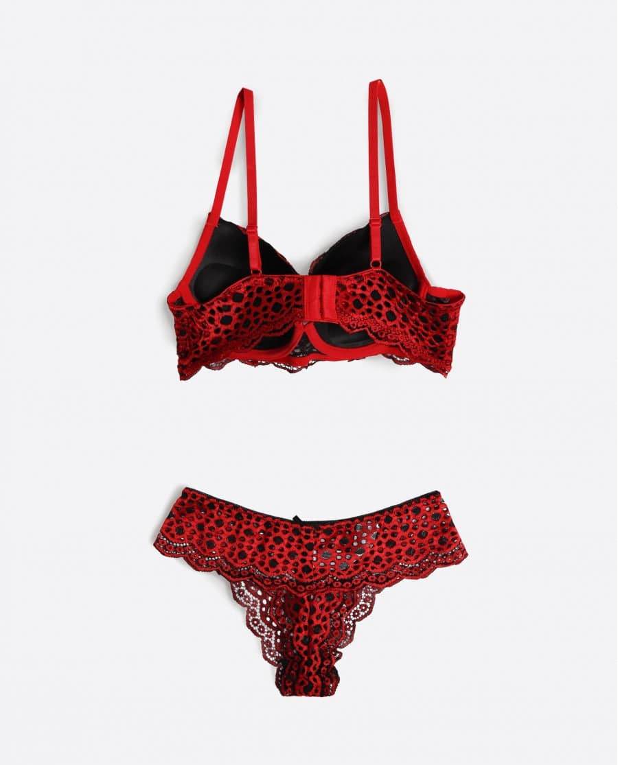 Reggiseno + brasiliano coordinato natalizio Donna 44585 Admas - evabiancheria