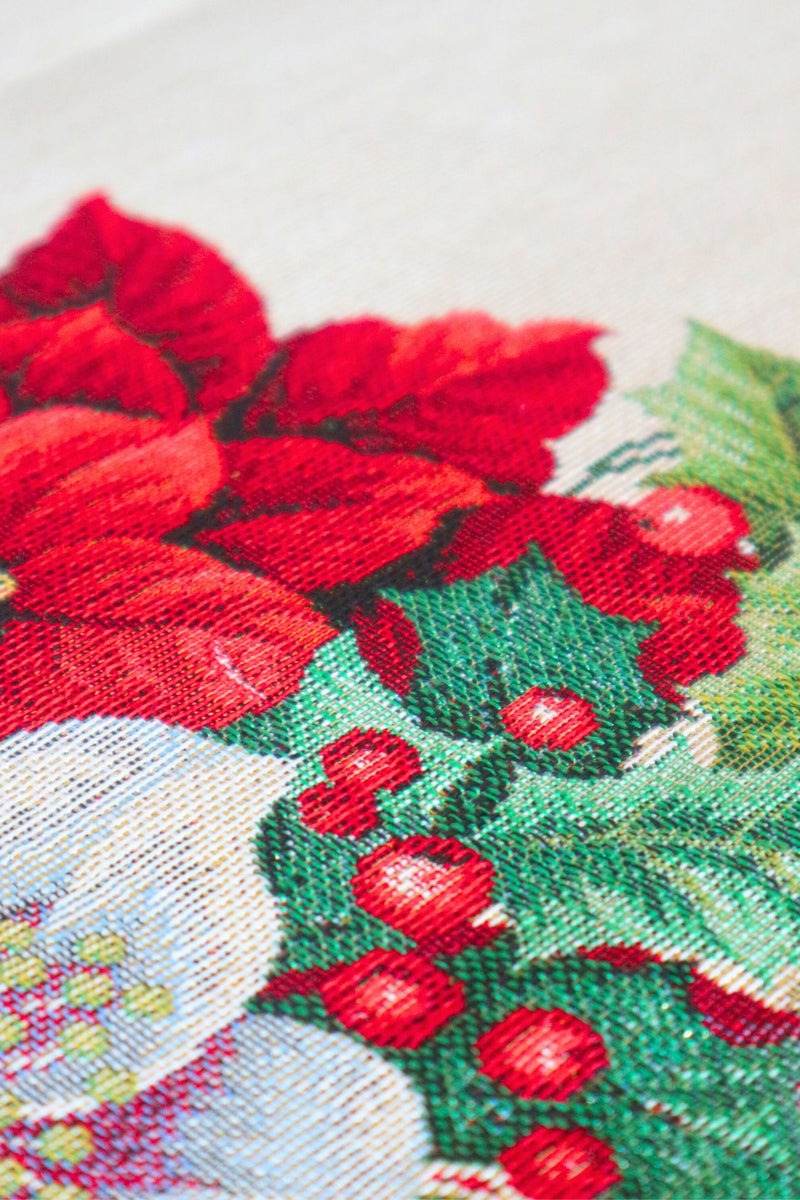 Runner 47x140 Natalizio Biancheria Bacca Runner Nat Mae - evabiancheria