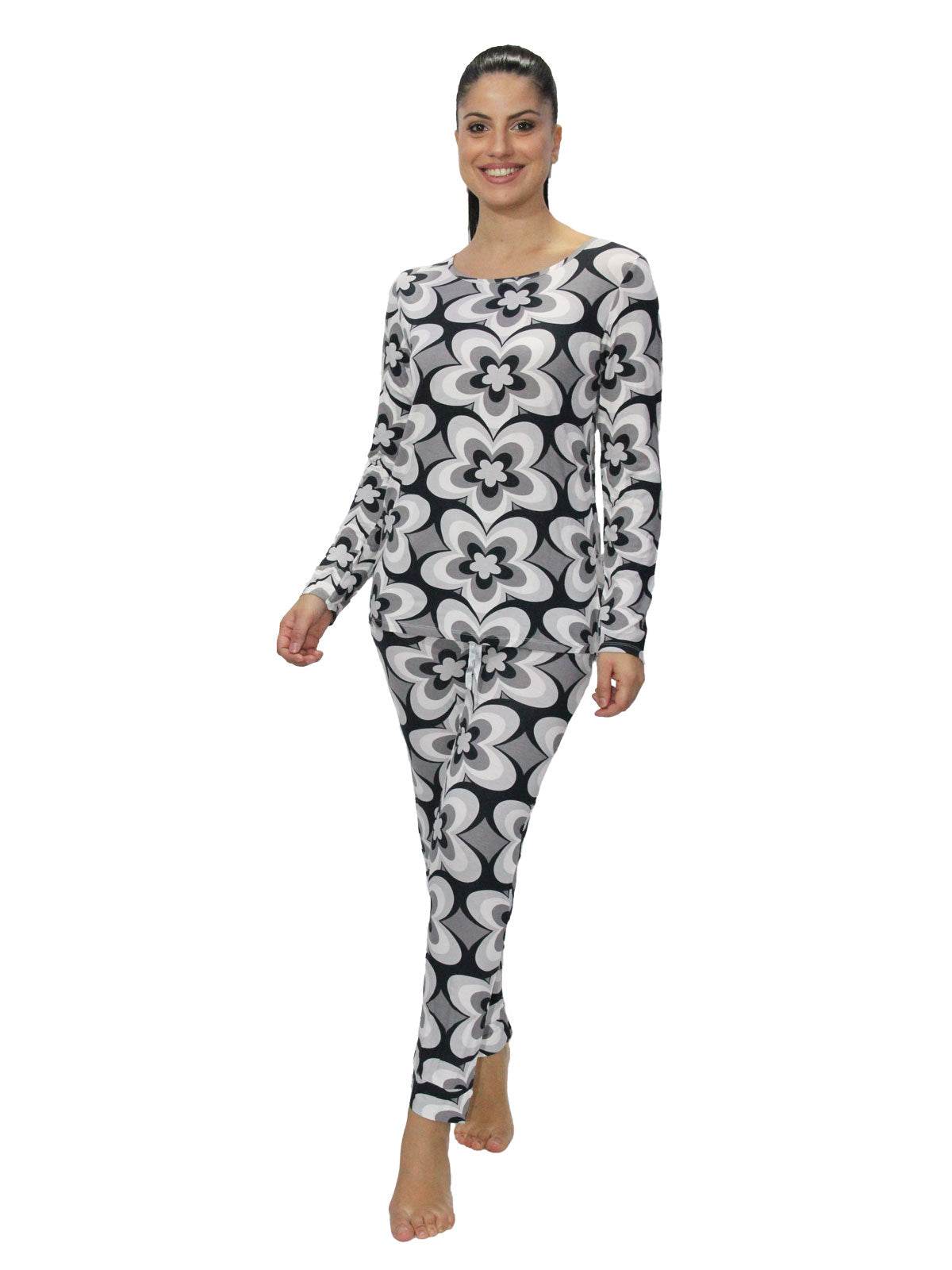 Pigiama Giro collo Donna FP12 Verdissima - evabiancheria