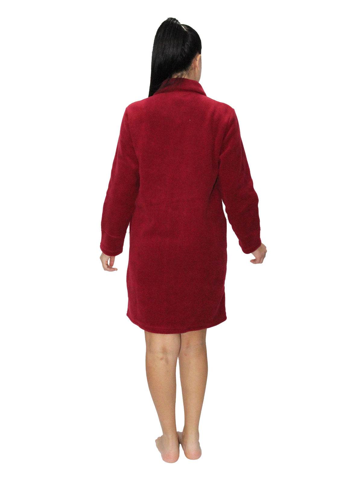 Vestaglia con zip Donna I2562 Fida - evabiancheria