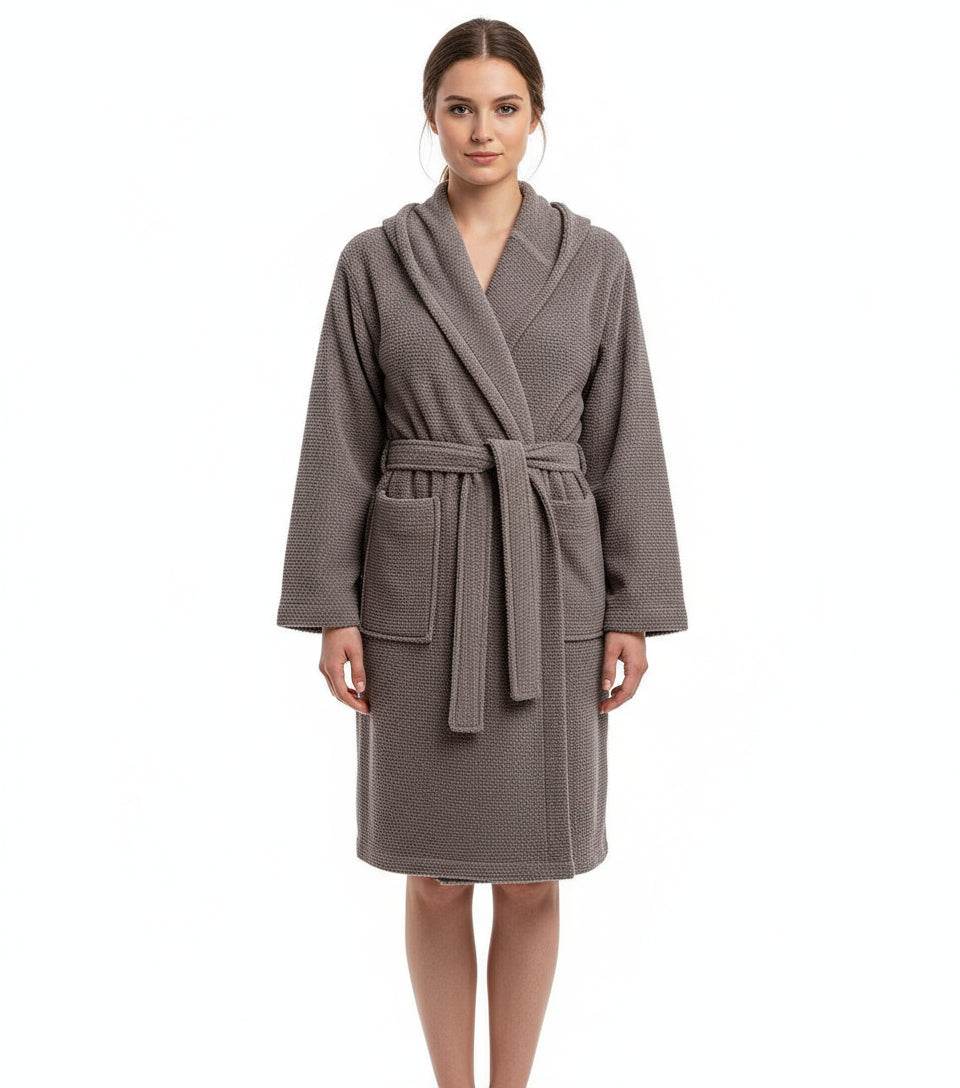 Accappatoio con cappuccio Biancheria Giulia Acc Rebecca Home - evabiancheria