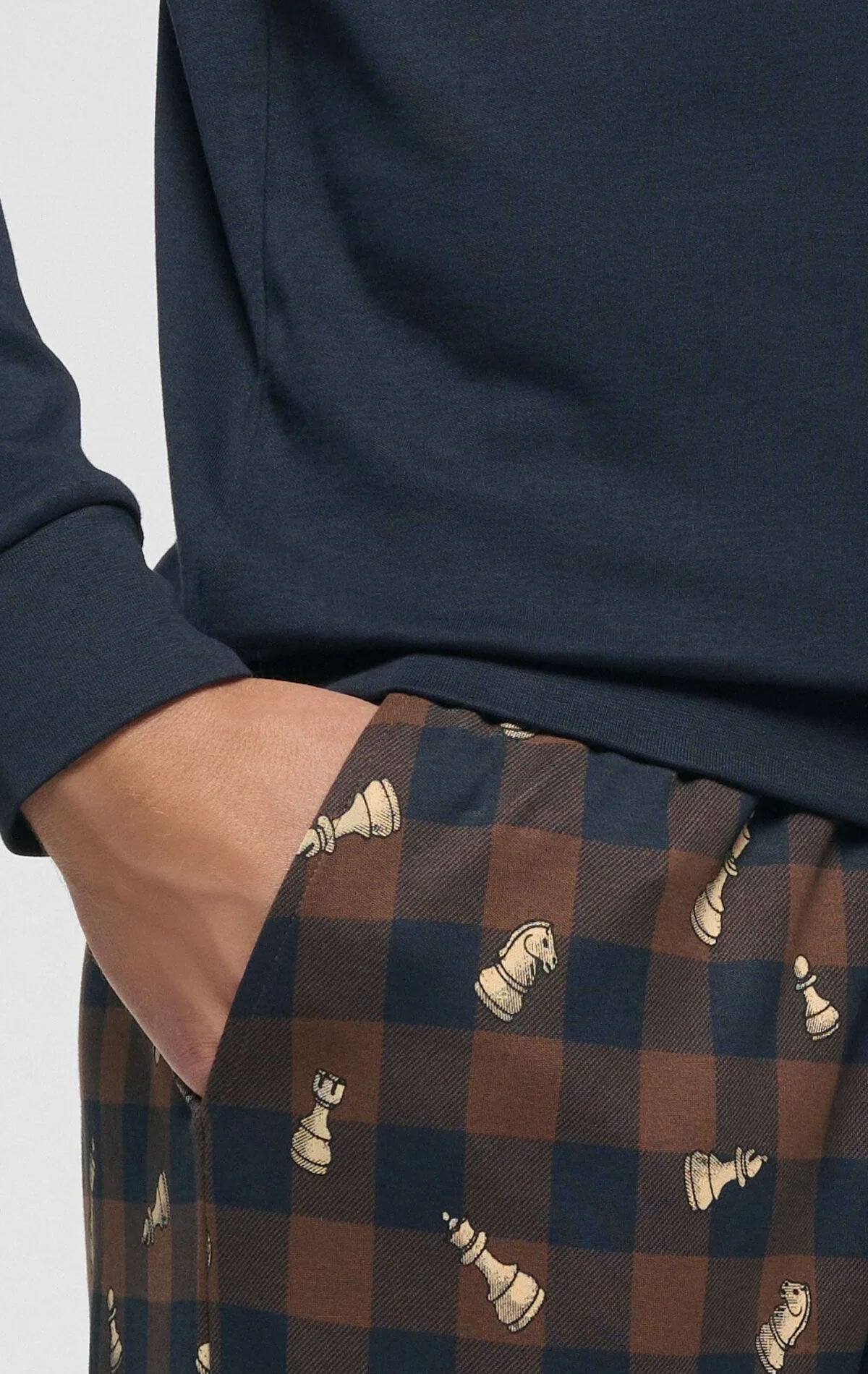 Pigiama Pistagna Uomo VPRT93430 Scacchi Perofil
