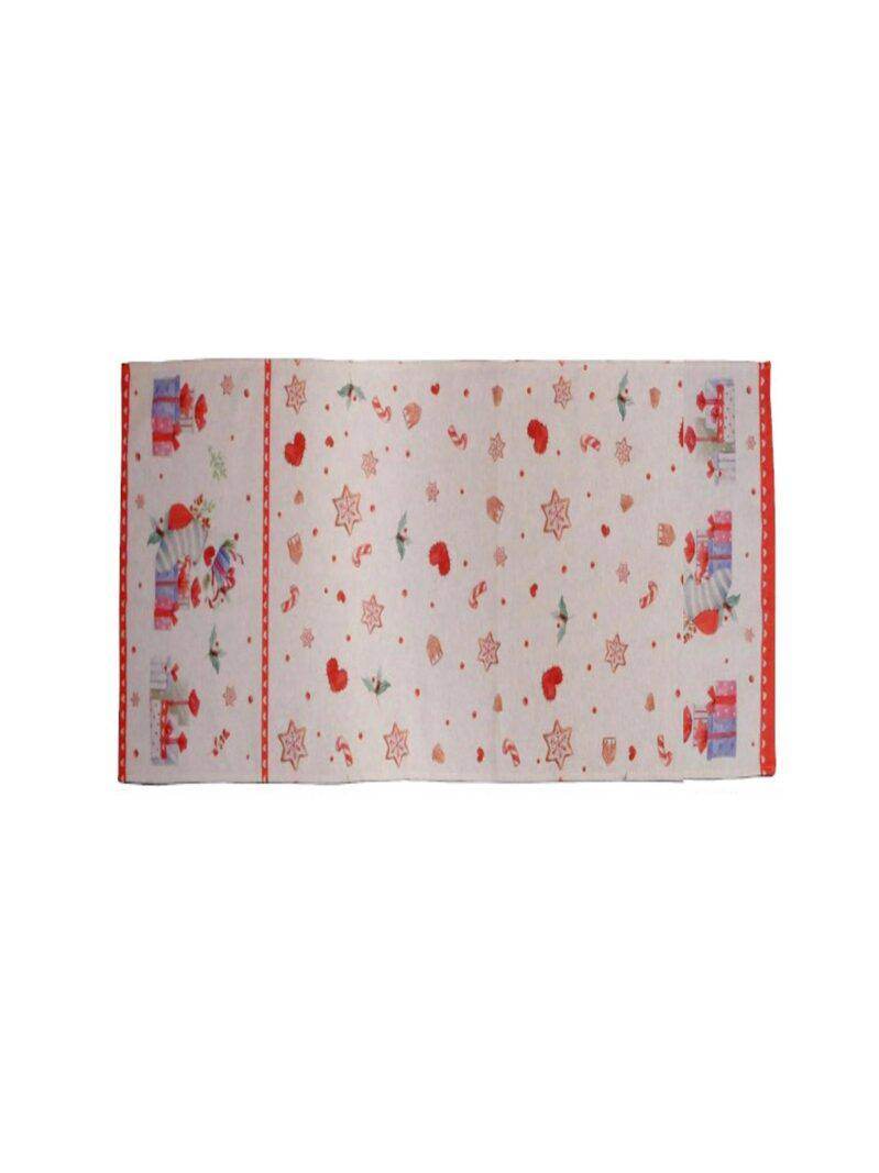 Runner stampato natalizio Biancheria KA0859 0102 Mae - evabiancheria