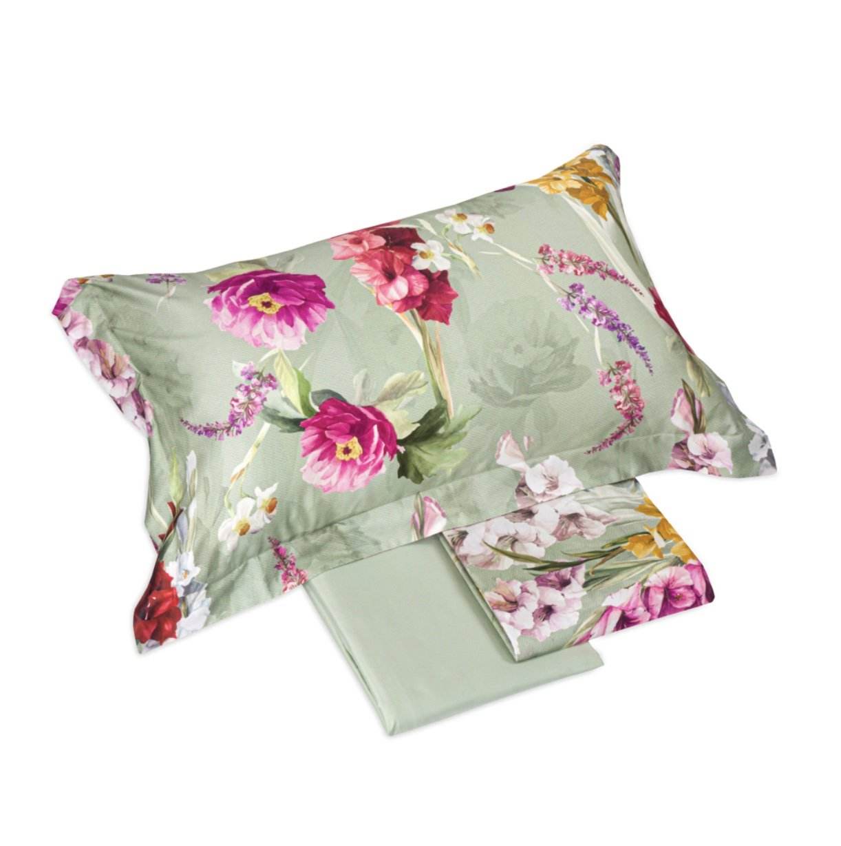 Lenzuola Stampato Biancheria Charming Flowers MIrabello - evabiancheria