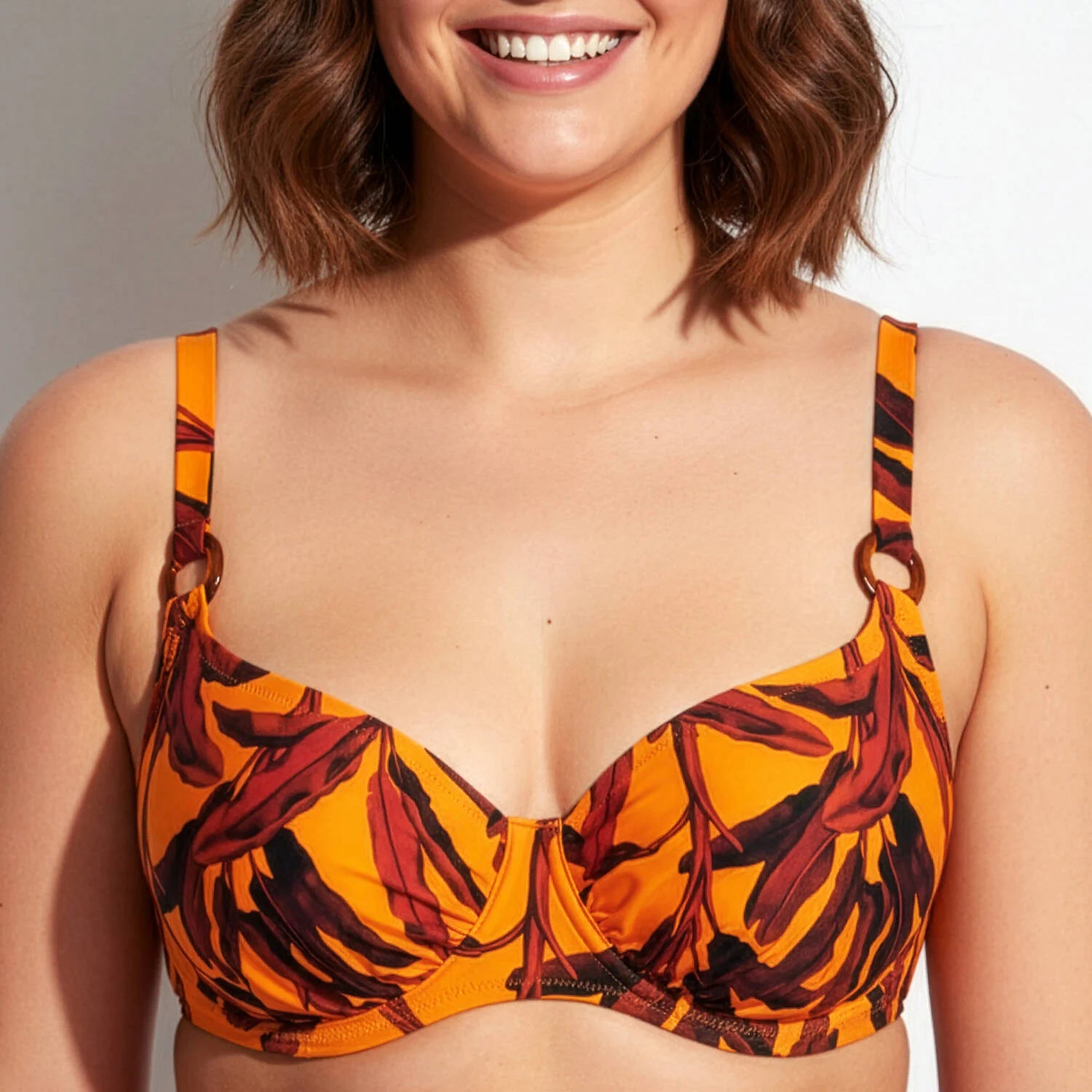 Reggiseno bikini Sfoderato con ferretto Donna La Melanesia FBB3659 ANTIGEL