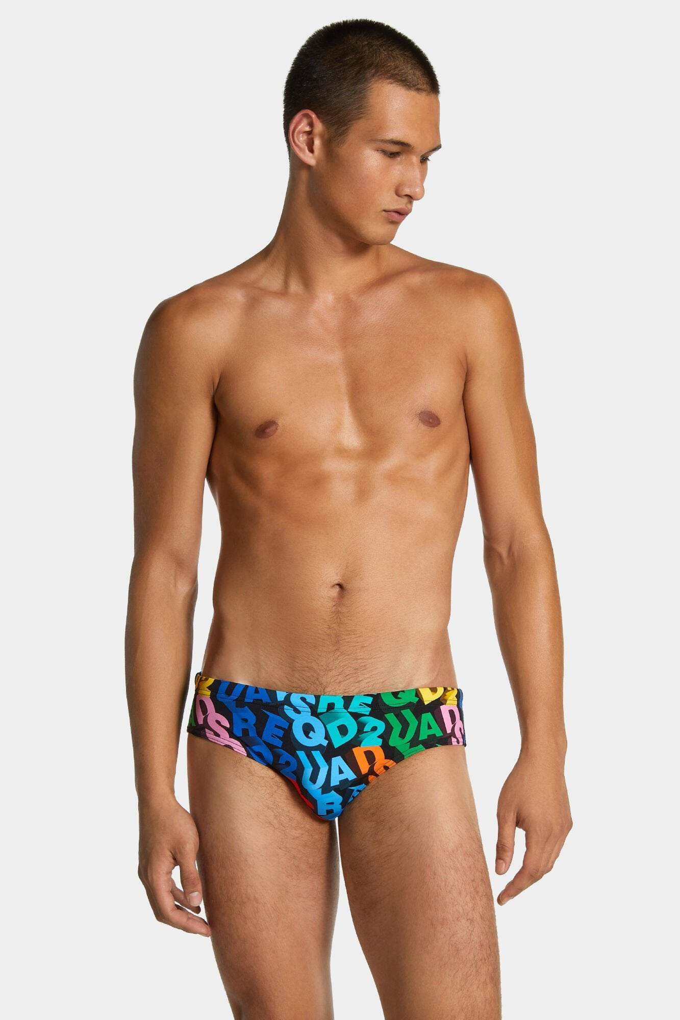 Costume slip Stampato Uomo D7B356090 Dsquared2 - evabiancheria