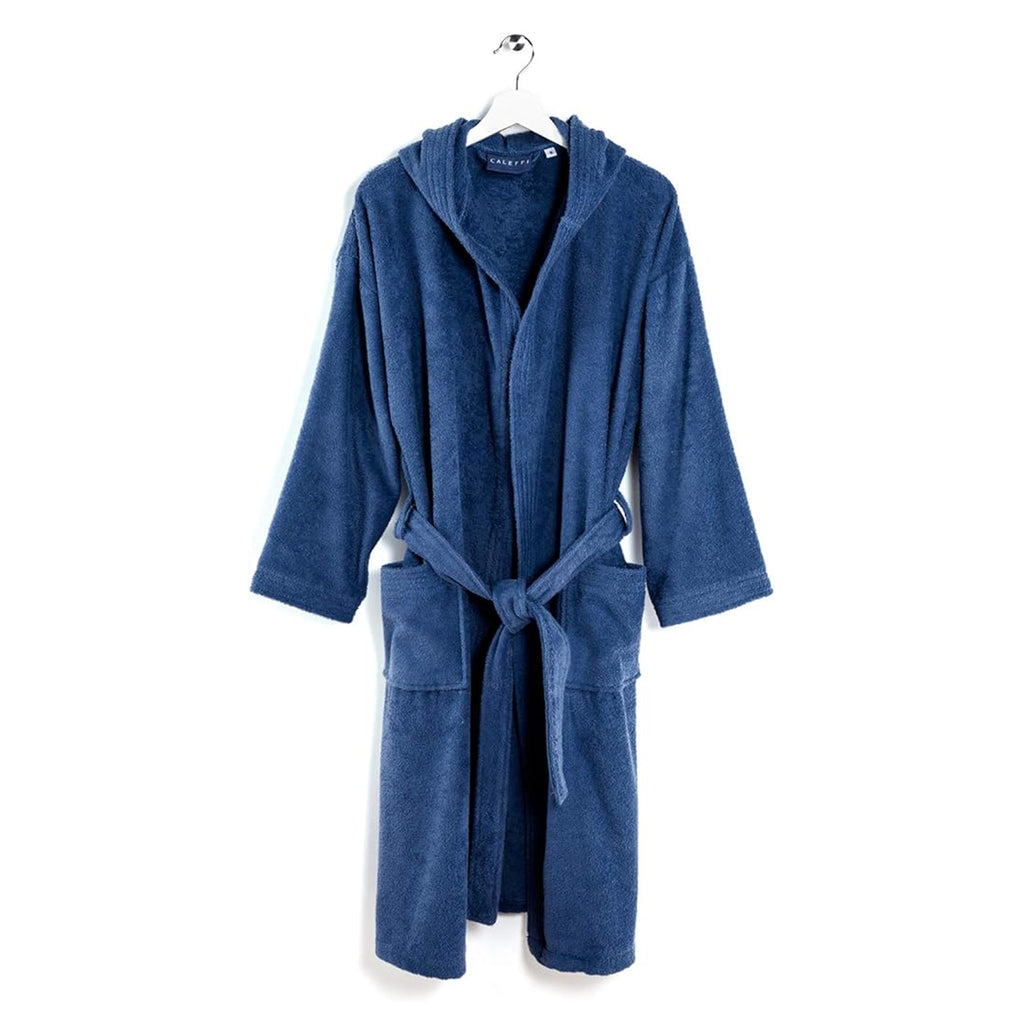 Bathrobe with hood Minorca Linen Acc Caleffi