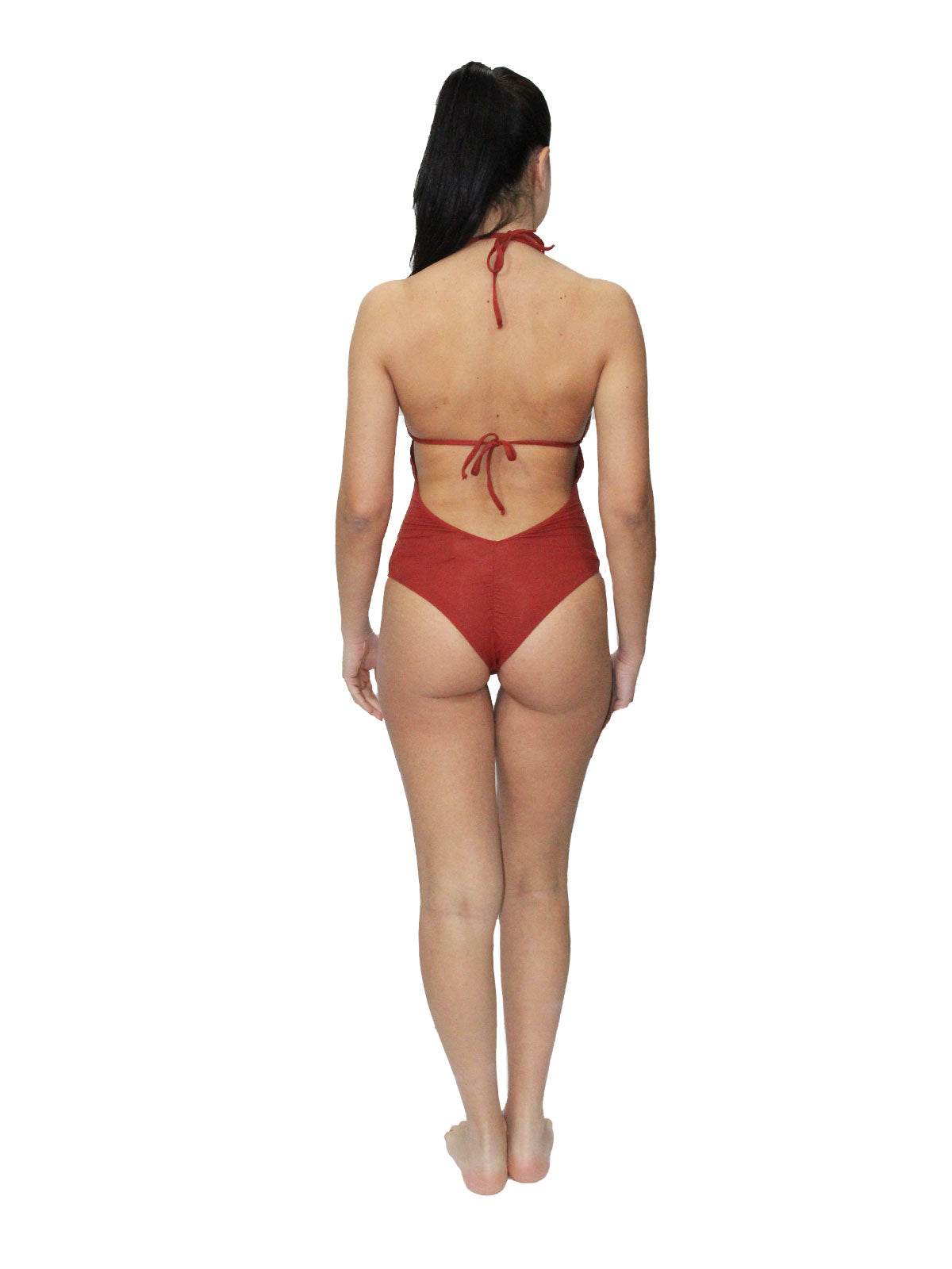 Costume intero Coppa preformata Donna H149 Huitre - evabiancheria