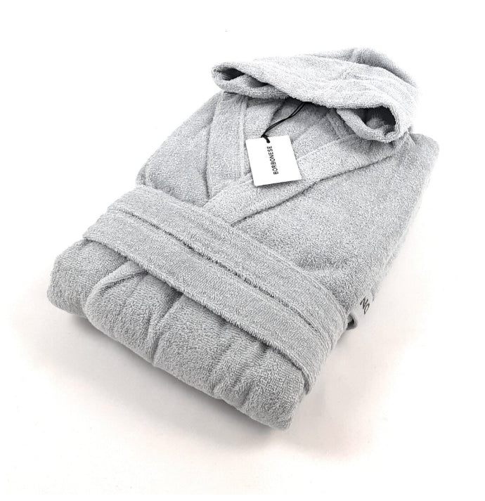 Accappatoio con cappuccio Biancheria Lounge Acc Borbonese