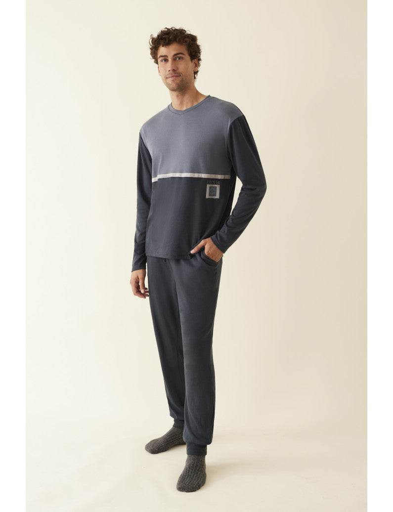 Pigiama Pigiama +Giacca Uomo H34113 Promise - evabiancheria