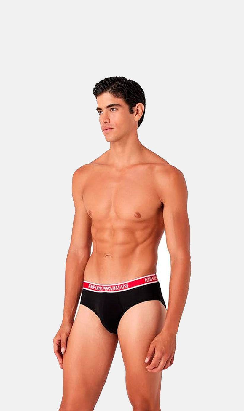 Slip 3-pack Uomo 3F717 111734 Emporio Armani - evabiancheria