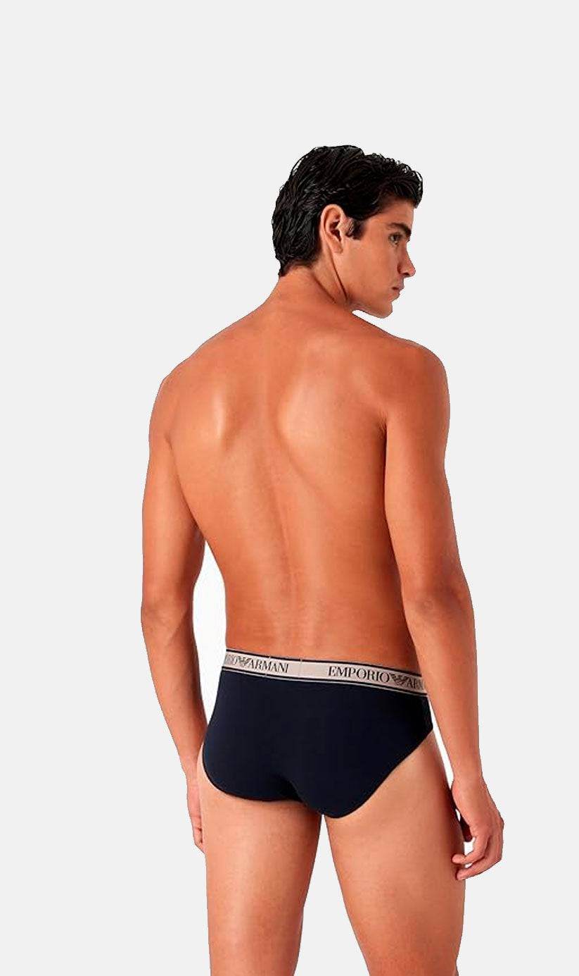 Slip 3-pack Uomo 3F717 111734 Emporio Armani - evabiancheria