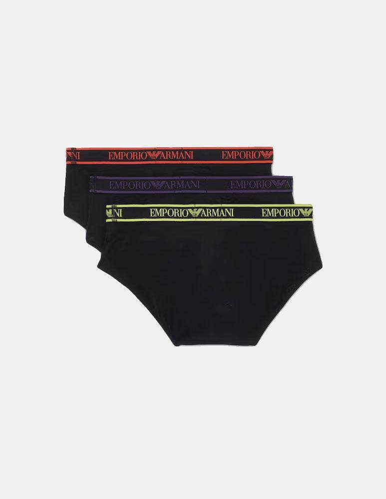 Slip 3-pack Uomo 3F717 111734 Emporio Armani - evabiancheria
