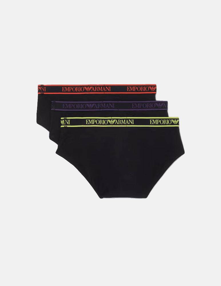 Slip 3-pack Uomo 3F717 111734 Emporio Armani evabiancheria