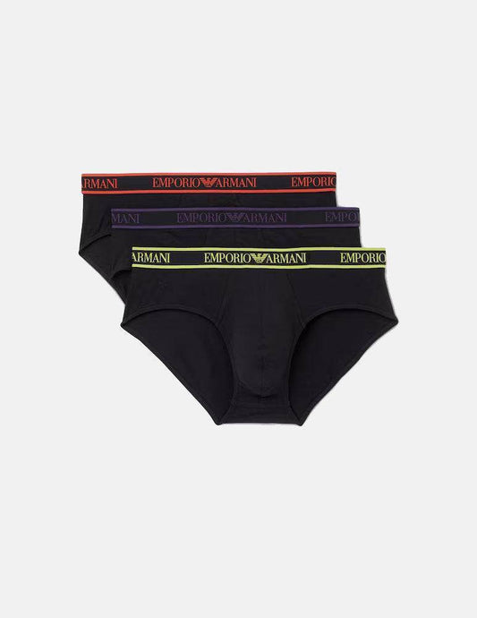 Slip 3-pack Uomo 3F717 111734 Emporio Armani - evabiancheria