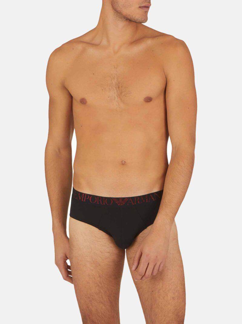 Slip Bi-pack Uomo 2F594 111733 Emporio Armani - evabiancheria