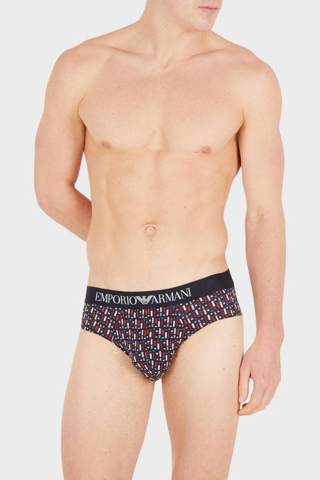 Slip Bi-pack Uomo 3F504 111733 Emporio Armani evabiancheria