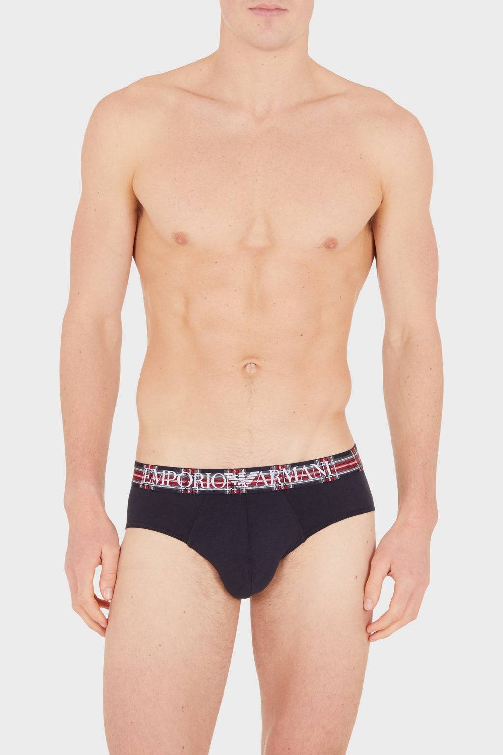 Slip Bi-pack Uomo 3F594 111733 Emporio Armani evabiancheria