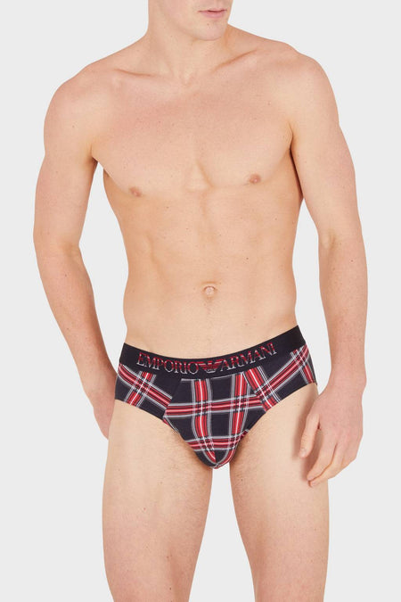 Slip Bi-pack Uomo 3F594 111733 Emporio Armani evabiancheria