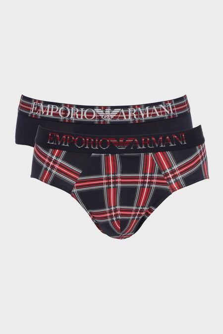 Slip Bi-pack Uomo 3F594 111733 Emporio Armani evabiancheria