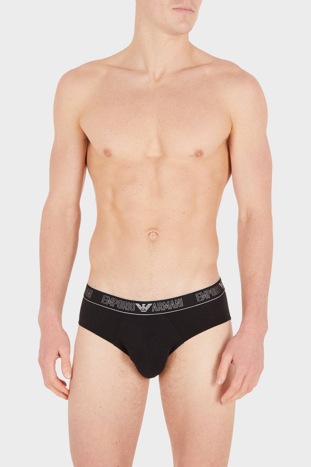 Slip Bi-pack Uomo 3F598 111733 Emporio Armani evabiancheria