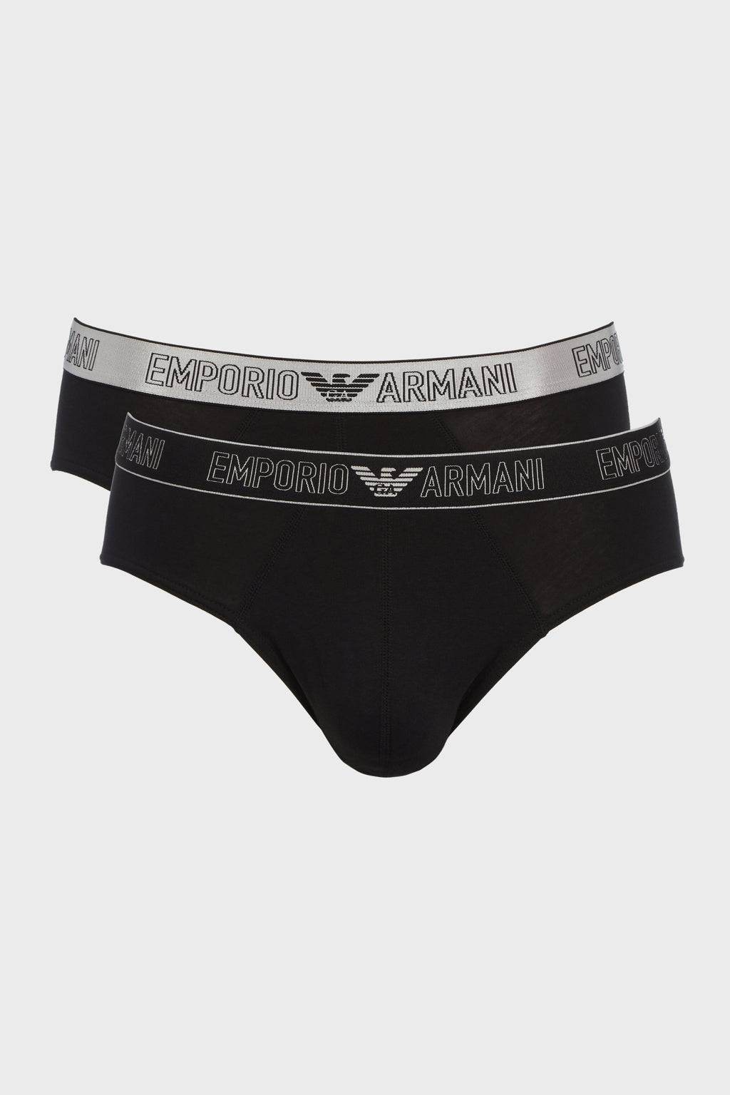 Slip Bi-pack Uomo 3F598 111733 Emporio Armani - evabiancheria