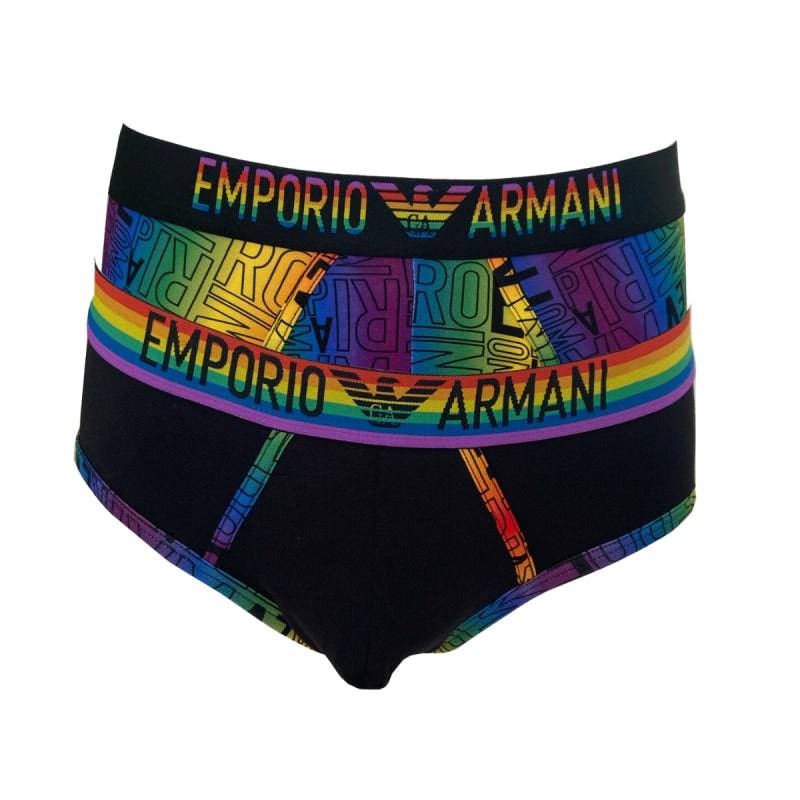 Slip Bi-pack Uomo 4R513 112079 Emporio Armani evabiancheria