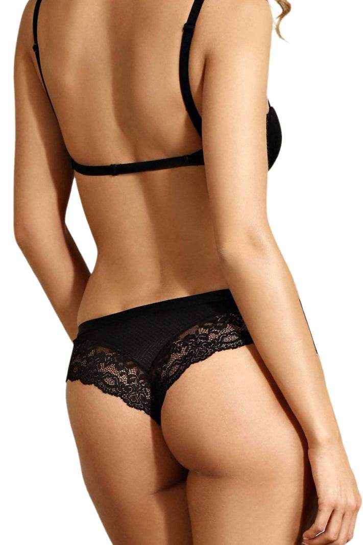 Slip Donna UNIQUE 22086 nero Lisca - evabiancheria