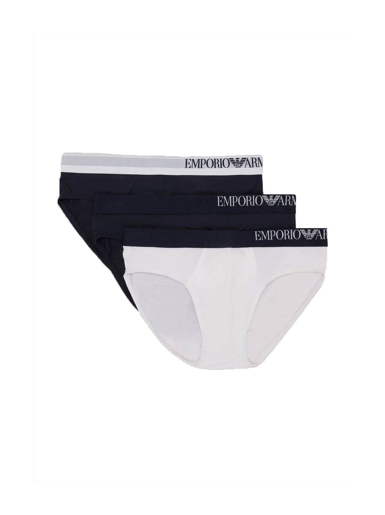 Slip Tripack Uomo 3R728 111734 Emporio Armani - evabiancheria