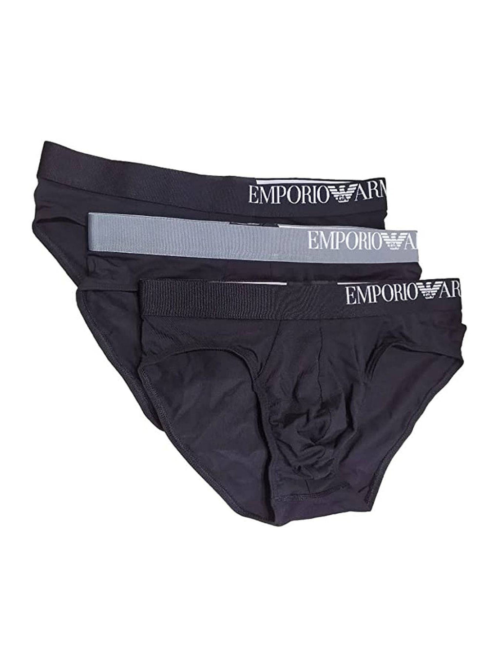 Slip Tripack Uomo 3R728 111734 Emporio Armani evabiancheria