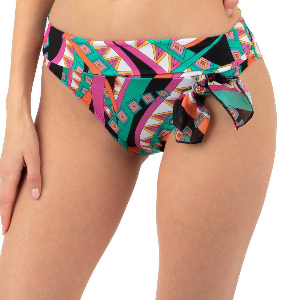 Slip bikini Fascia con risvolto Donna LA PSYCHEDELIA FBB0324 ANTIGEL - evabiancheria