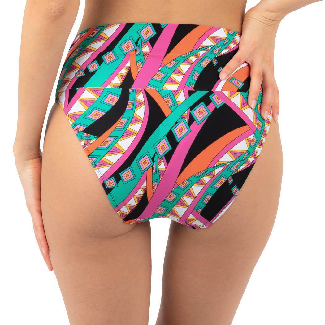 Slip bikini Fascia con risvolto Donna LA PSYCHEDELIA FBB0324 ANTIGEL - evabiancheria