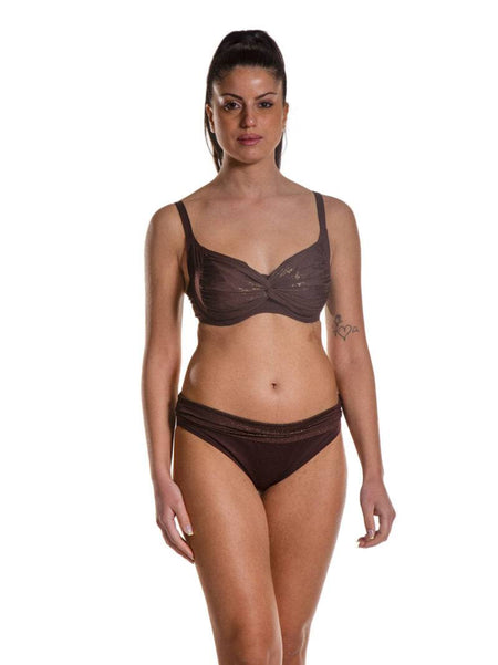 Slip bikini Fascia con risvolto Donna LA STARLETTE FBB0305 ANTIGEL evabiancheria