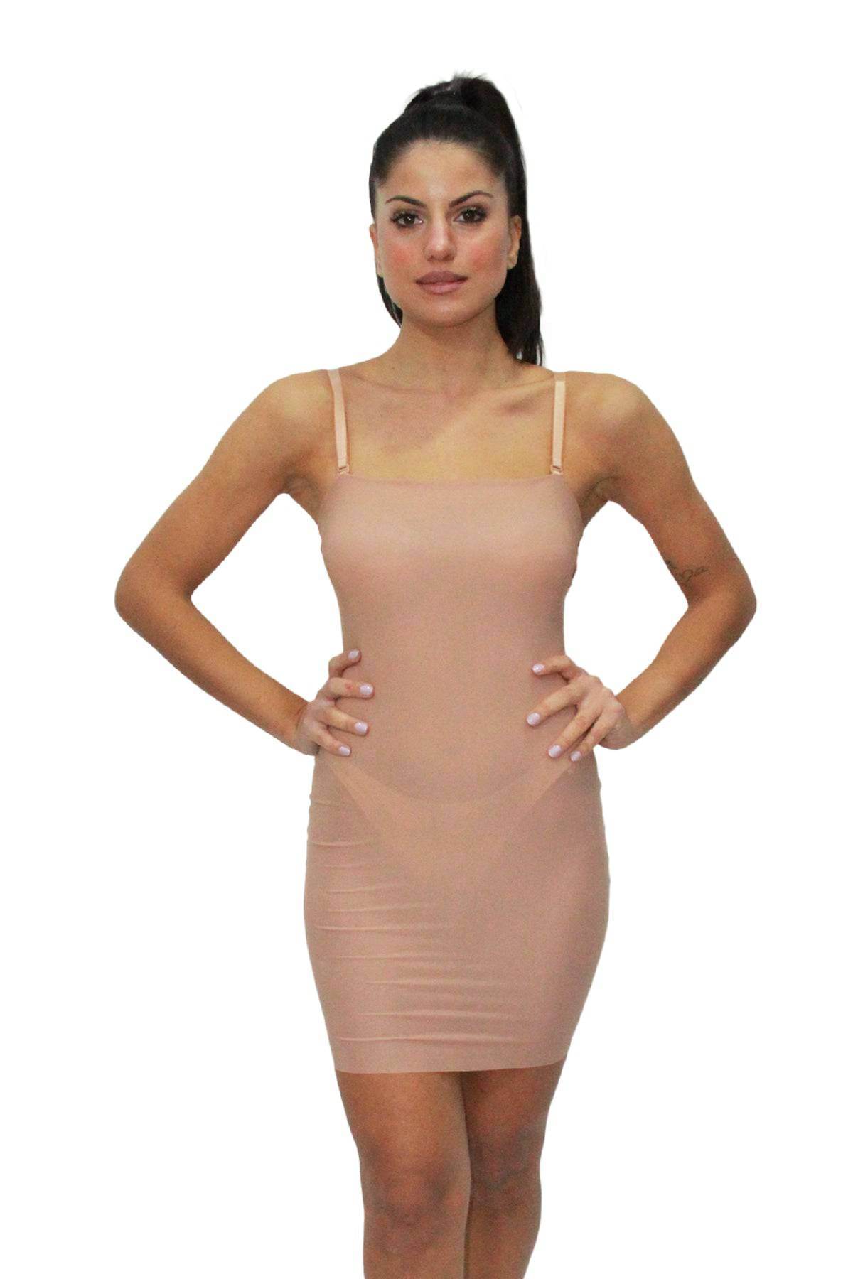 Sottoveste Senza cuciture Donna 1640 Carne Eurocorset - evabiancheria