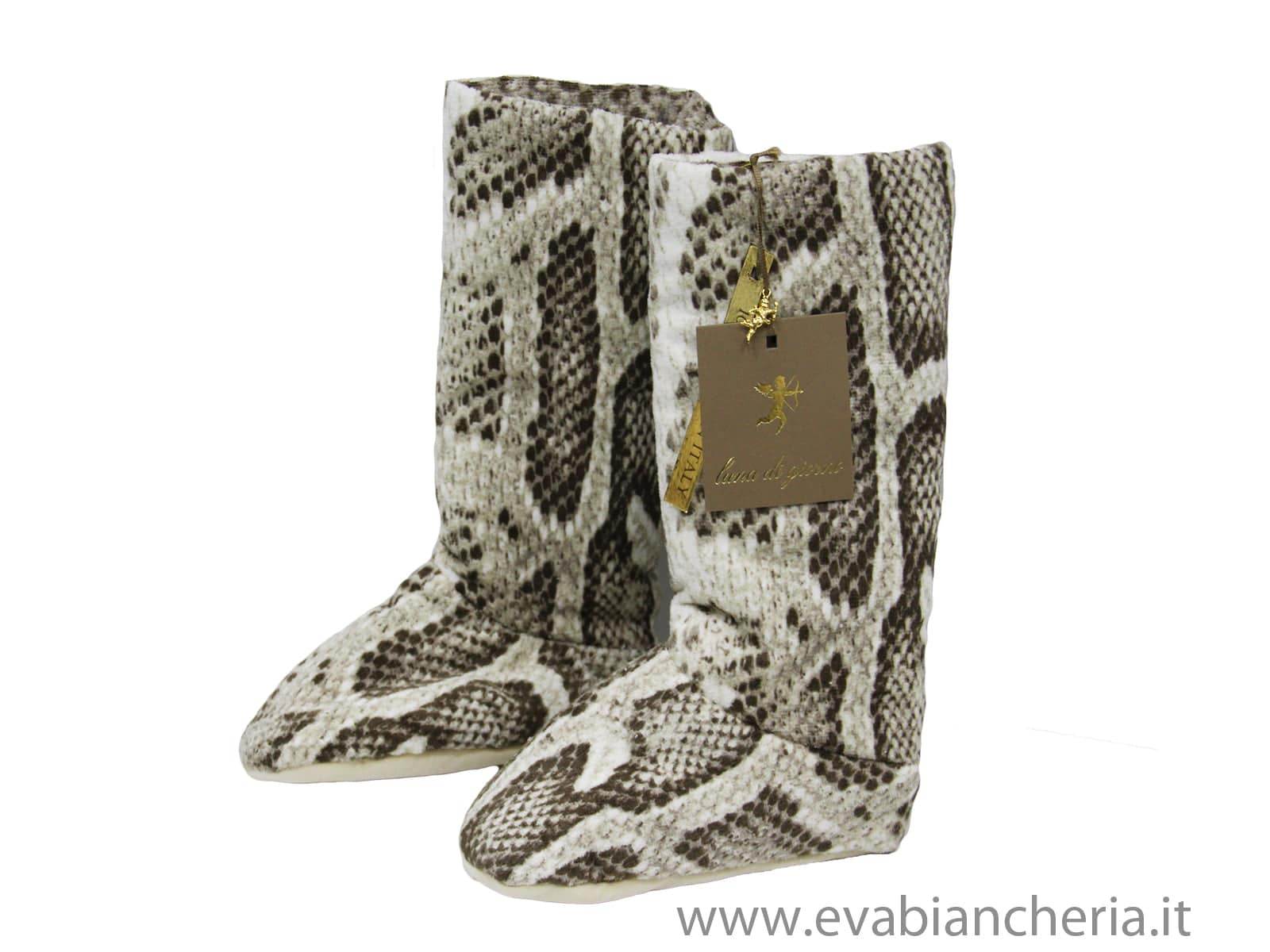 Stivaletto Stampato Bagno ANACONDA SA2188 Luna di Giorno - evabiancheria