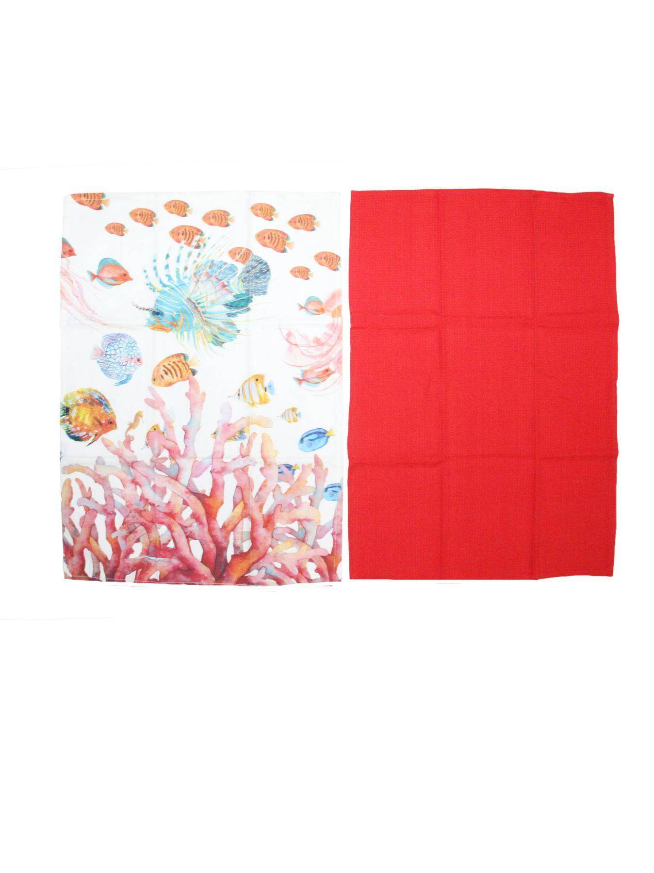 Strofinaccio 2 Pezzi Biancheria POSITANO SET STROF Lovely Shabby - evabiancheria