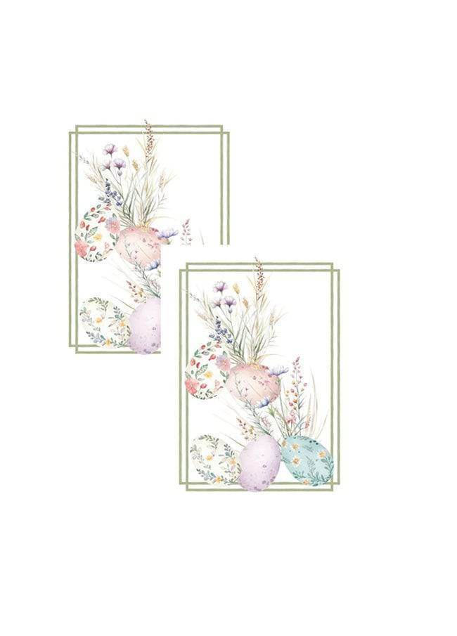 Strofinaccio set da 2 pezzi pasquale Biancheria Sorpresa set Canovacci Tessitura Randi - evabiancheria